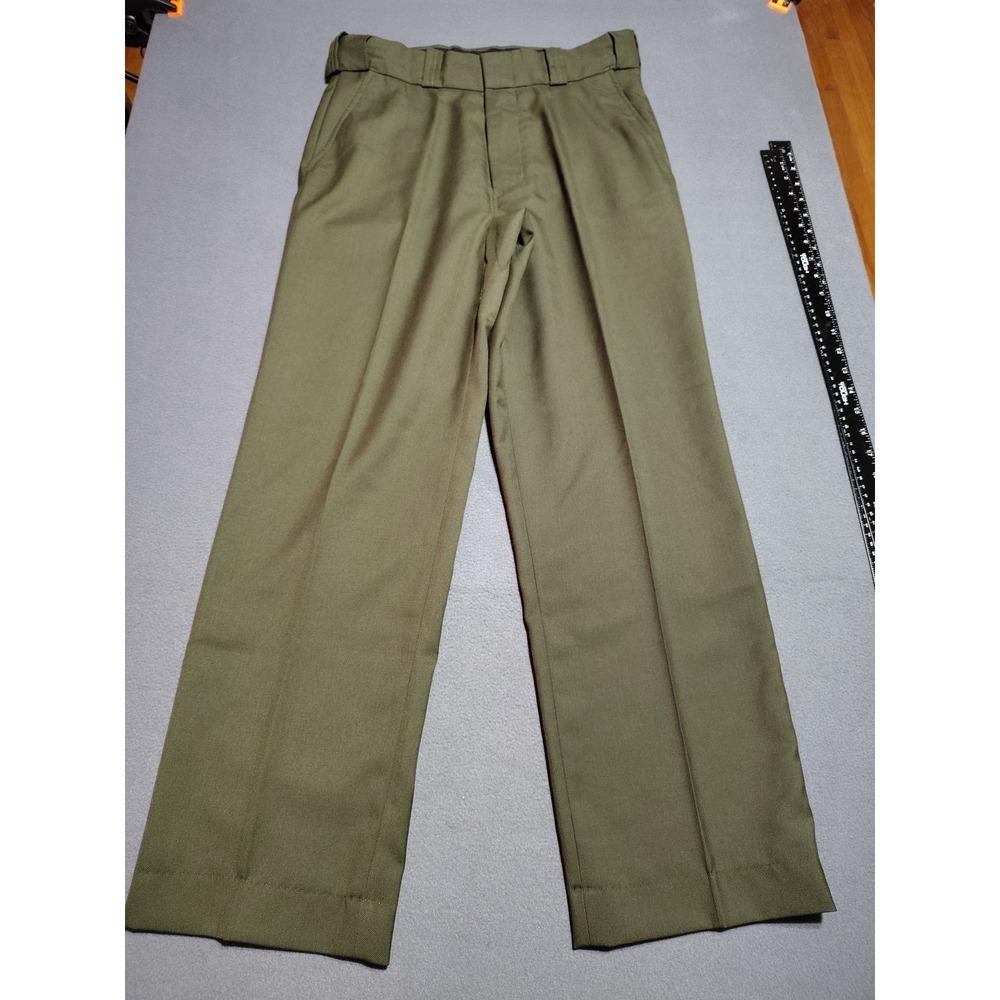 Spiewak Uniform Pants Unisex 32/29 Olive‎ Non-Cargo Duty Trousers Flat Pockets